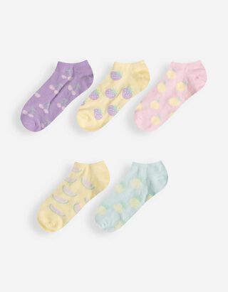 Sneakersocken - 5er-Pack