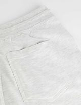 bermudy  - Straight Fit - bialy