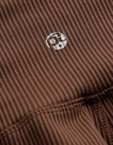 Leggings - Rippenstruktur - Braun
