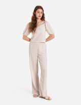 Palaidinė-mar&scaron;kiniai - Balioninės rankovės - baltas