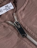 Blouson - Webstoff - braun