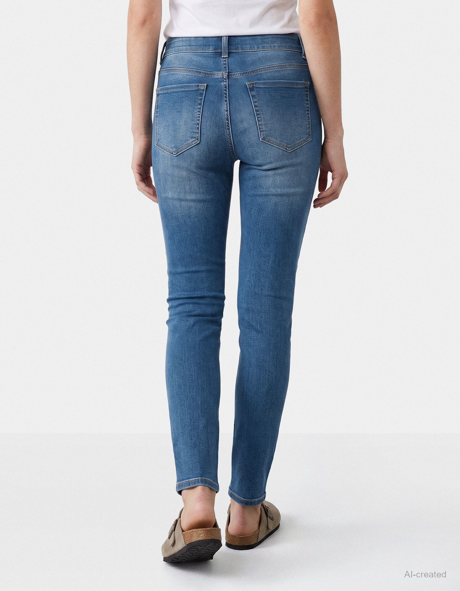 Dž&iacute;nsy - Skinny Fit - modra