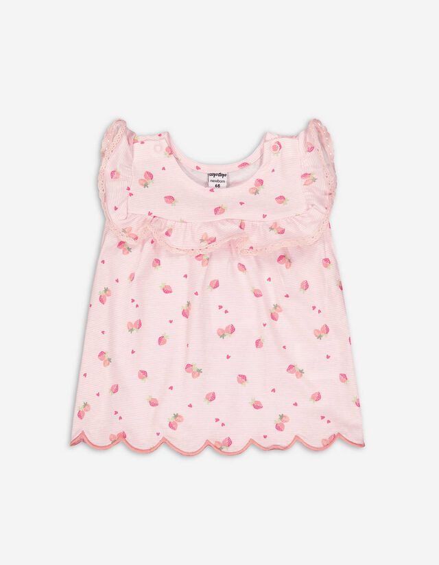 Kleid - Ärmel mit Volants