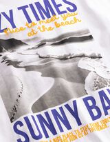 T-Shirt - R&uuml;ckenprint - wei&szlig;