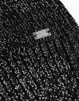 Pulover de tricot - Lurex - Negru