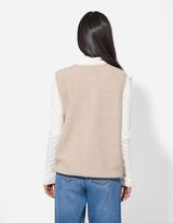 Gilet in orsetto - Peluche - beige