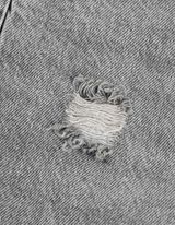 Jeans - Used-Look - grau