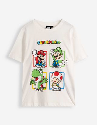 Tricou - Super Mario - Alb