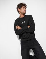 Bluză de trening - Decolteu gât - Negru