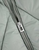 Ilga liemenė - Gobtuvas su įvertu raišteliu - tamsiai zalias