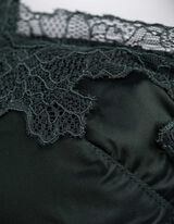 Měkká podprsenka - mikrovlákno - tmave zelena