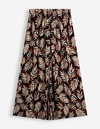 Culotte - Allover-Muster - braun