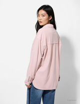 Bluza - Samt - ruzicasta