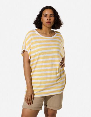 Shirt - Streifen - Lime