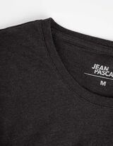 Tričko - Melírovaný - cierna