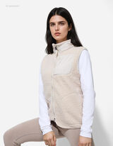 Vesta - Plyšový flauš - biely