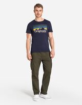 Tricou - Imprimeu - Albastru inchis