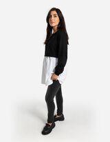 Jeggings - Oblačila za nosečnice - crna