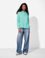 Ko&scaron;ilov&aacute; halenka - Měkk&yacute; povrch - tyrkysova