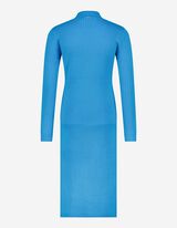 Midi haljina - Bočni prorez - svijetlo plava