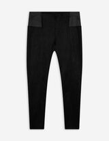 Leggings - einfarbig - schwarz