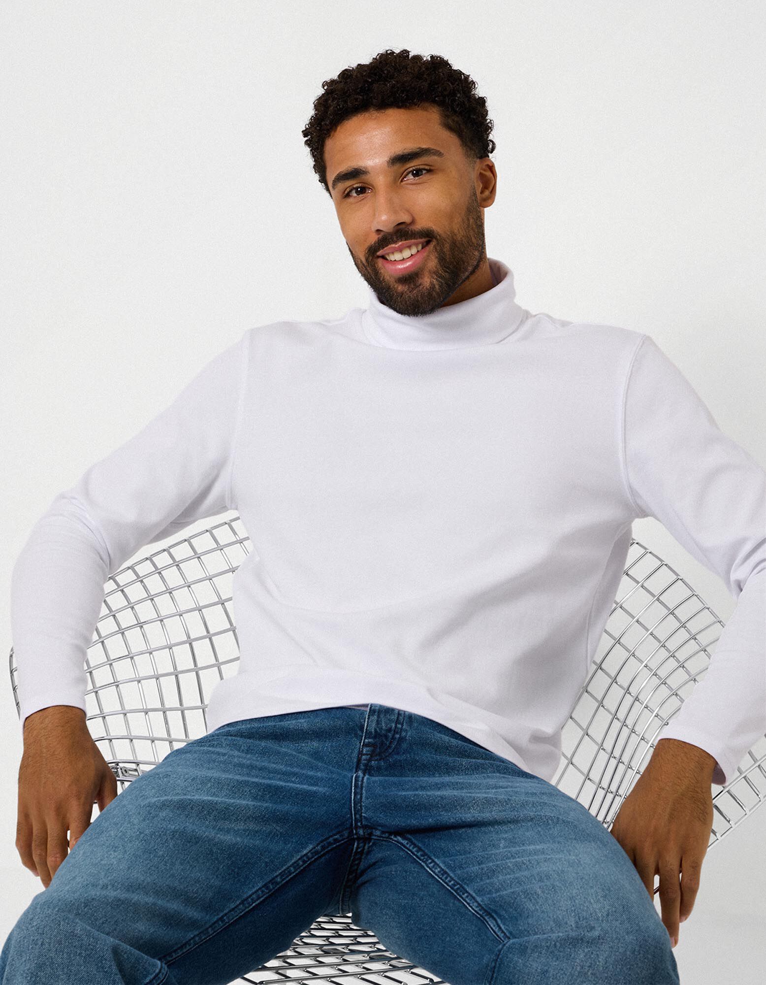 Longsleeve - Col - wit