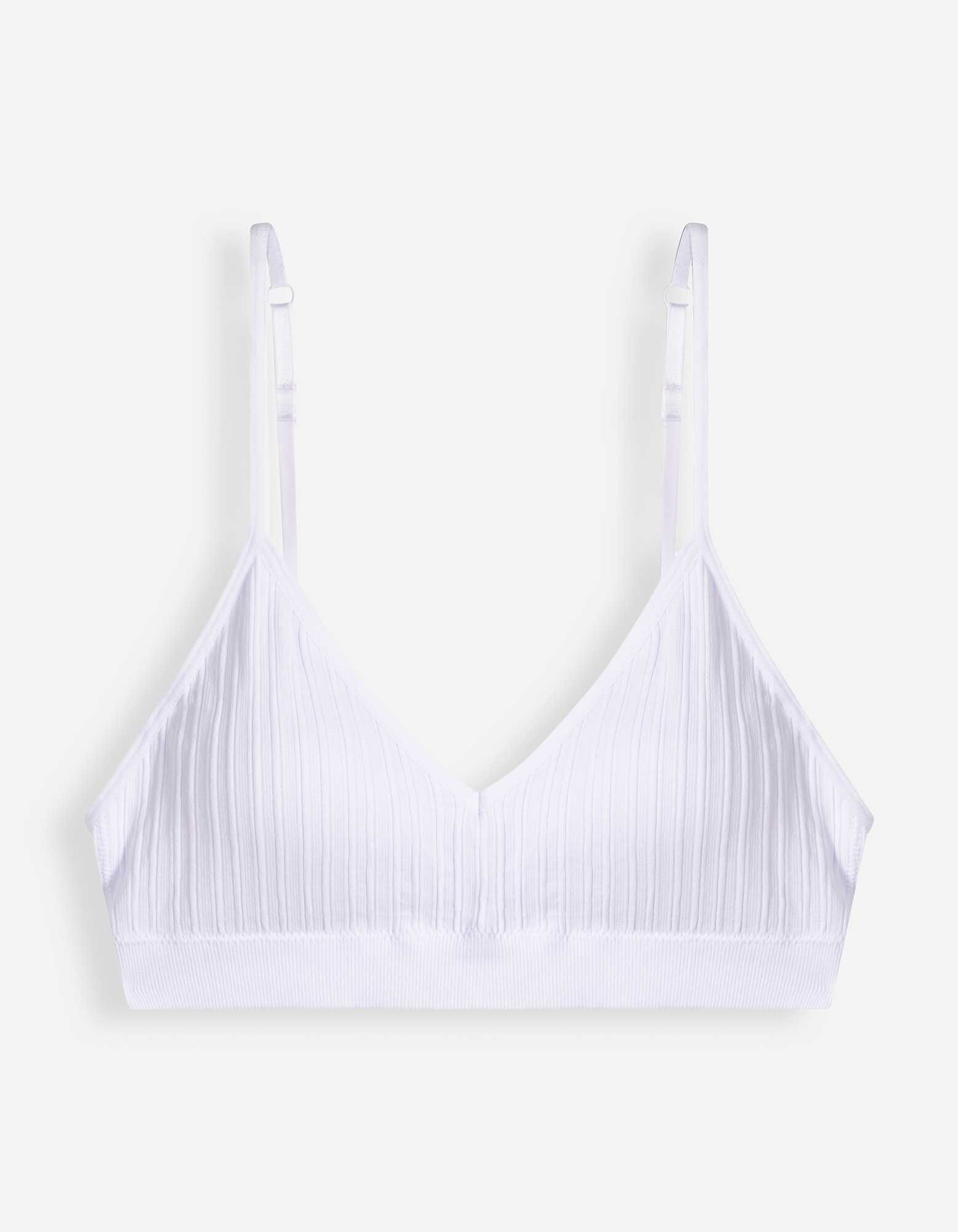 Brassi&egrave;re - principalement sans coutures - blanc