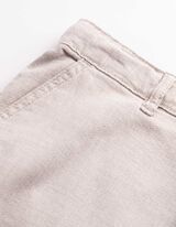 Short - Vaste pijpomslag - beige