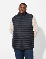 Steppweste - Stehkragen - dunkelblau