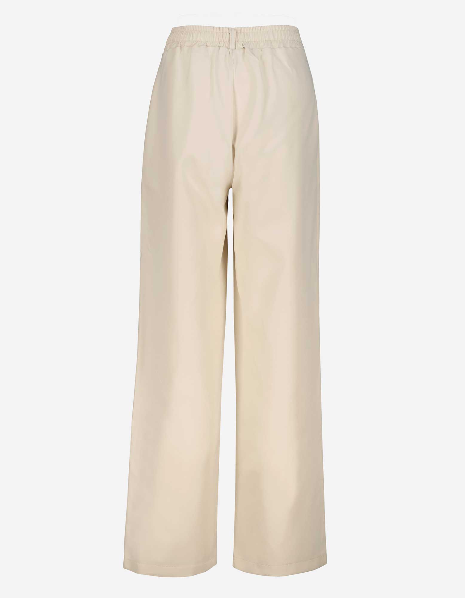 Pantalon palazzo - Fermeture par un bouton et un zip