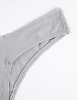 Chiloți string - Croiul Tău Perfect  - Gri deschis