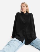 Marškiniai - Muslinas - juodas