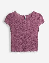 T-shirt - Geschulpte zoom - Paars