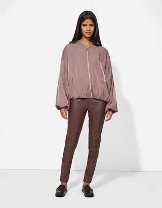 Legging - Termohatás - barna