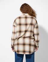 Longshirt - Hemdkragen - beige