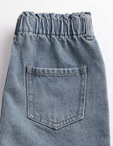 Jeansrock - Ziersteine - Hellblau