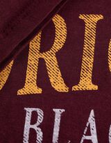 T-shirt - nadruk - ciemny czerwony