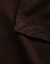Pullover - Kurze &Auml;rmel - Dunkelbraun