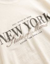 T-Shirt - Stickereien - wei&szlig;