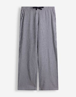 Pyjamahose - Viskose-Mix - Dunkelblau