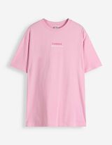 T-shirt - Impression au dos - rose