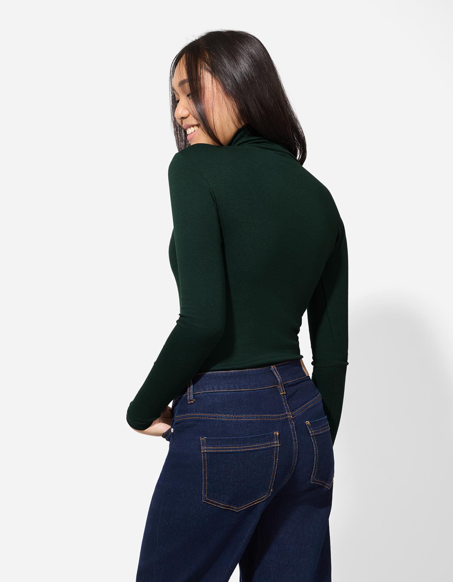 Longsleeve - Modaal - Donkergroen