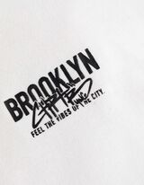 Sweat-shirt - Coupe Regular Fit - blanc