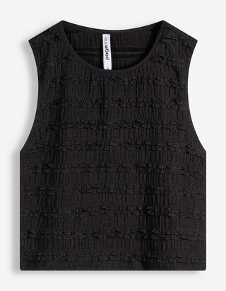 Cropped Top - Cropped - Schwarz