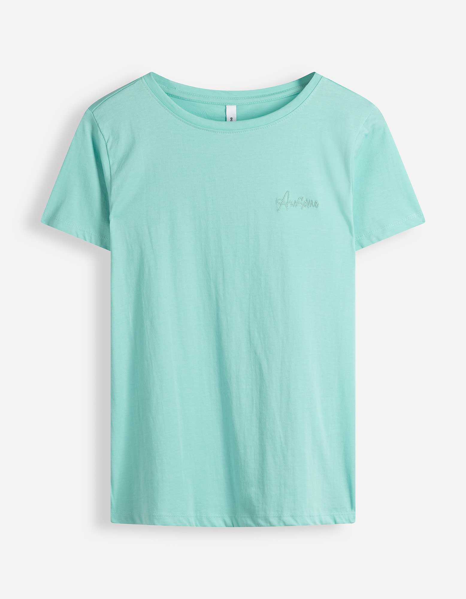 T-Shirt - Stickereien - Mint
