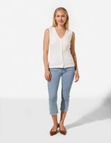 Caprihose - Skinny Fit - Hellblau