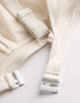 Haut de bikini - Mati&egrave;re structur&eacute;e - beige