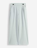 Pantalon - Fermeture &eacute;lastique - Bleu clair