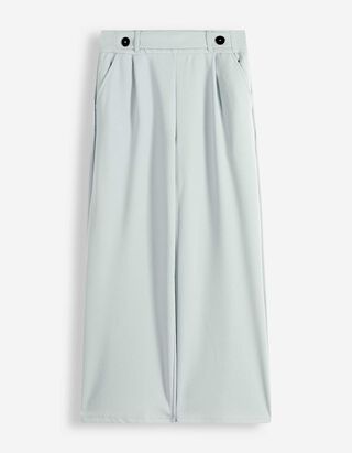 Pantalon - Fermeture &eacute;lastique - Bleu clair