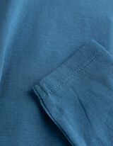 Langarmshirt - Baumwolle - Dunkelblau